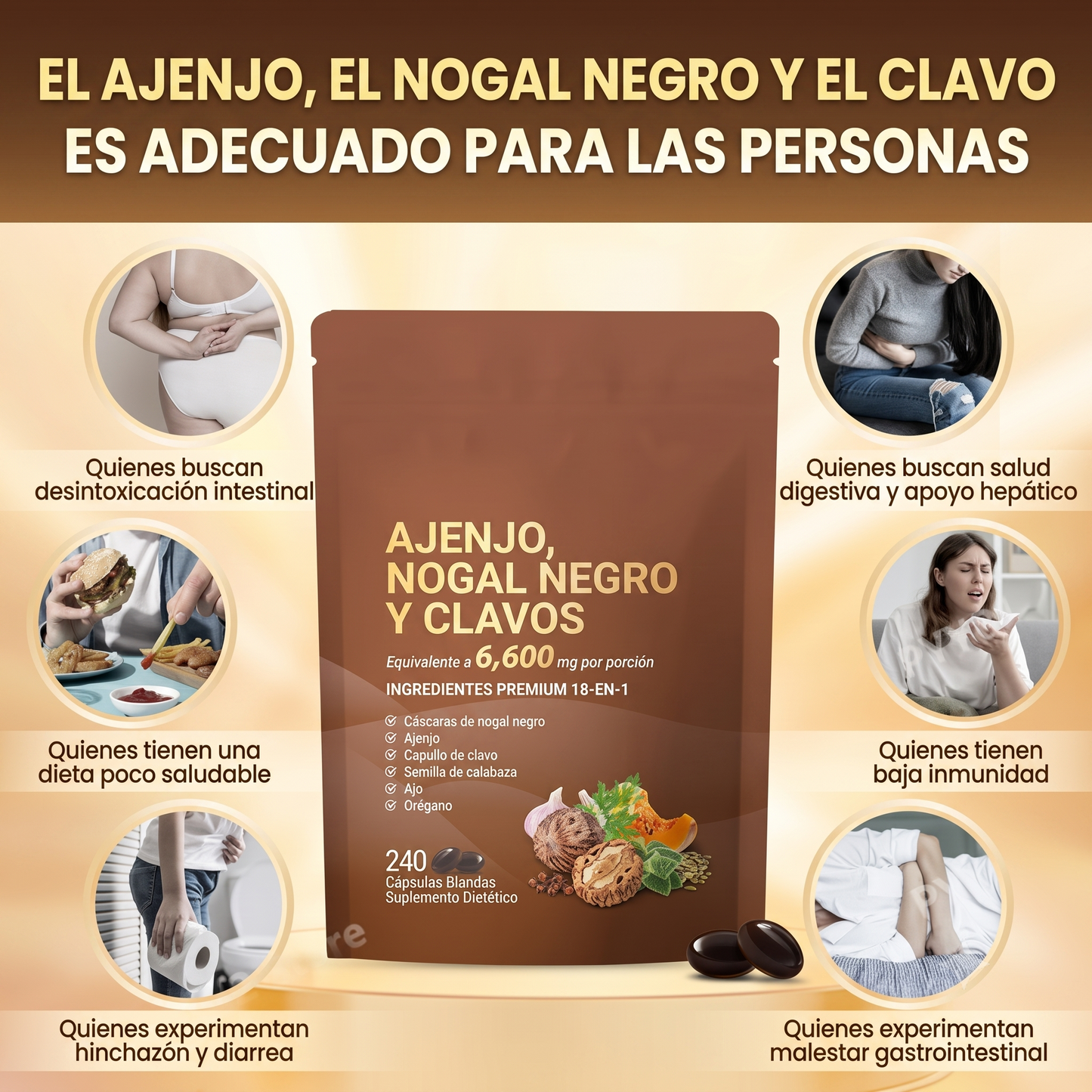 Reviora®: Promueve la limpieza interna y el bienestar digestivo.